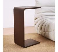 DGDHHSFJDJ Table d'appoint en Forme de C, Monobloc, Aucune Installation requise, Table Basse compacte idéale pour Les Petits espaces de Vie