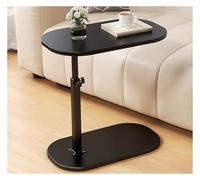 DGDHHSFJDJ Table d'appoint réglable en Forme de C, Table Basse pivotante à 360° en Bois Moderne pour Salon, lit, Baignoire ou Bureau, Grande Taille