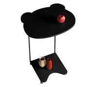 DGDHHSFJDJ Table d'appoint roulante en Forme de C avec roulettes, Table coulissante réglable pour canapé, Table de Chevet Moderne pour Chambre, Salon et Bureau, Design Compact Blanc