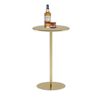 DGDHHSFJDJ Table de Bar Ronde en métal - Design Moderne à Hauteur de comptoir pour Pubs, Cuisines et espaces de Vie - Surface de Boisson Polyvalente de Style bistrot