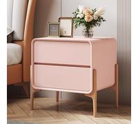 DGDHHSFJDJ Table de Chevet en Bois avec 2 tiroirs, Gain de Place, avec Rail métallique et Rangement intégré - Table d'appoint idéale pour Les Petits espaces