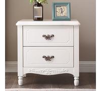 DGDHHSFJDJ Table de Chevet en Bois, entièrement assemblée, avec 2 tiroirs et Un Design de piètement Unique. Meuble de Rangement avec poignées en métal pour Chambre ou Salon.