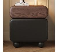 DGDHHSFJDJ Table de Chevet Moderne en Bois, Table d'appoint Moderne en Bois de 38 cm de Large avec 2 tiroirs et Un Design de Base Unique, idéale pour Le Bureau, Le Salon ou la Chambre à Coucher.