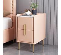 DGDHHSFJDJ Table de Chevet Moderne et Fine avec 2 tiroirs - Table de Rangement élégante pour Chambre et Salon - Table d'appoint compacte 30 x 35 x 55 cm - Design Peu encombrant