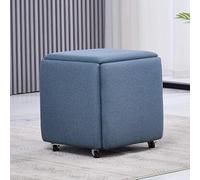 DGDHHSFJDJ Tabouret de canapé empilable 5 en 1, Pouf d'extérieur imperméable et Coiffeuse, Pouf Cube créatif pour Salon et Chambre à Coucher