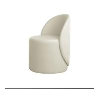 DGDHHSFJDJ Tabouret de Maquillage pivotant à 360° avec Dossier, Pouf rembourré pour Chambre, Coiffeuse et Salon - Design élégant, Confortable et Ergonomique