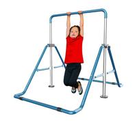 dgfedeg Barre de gymnastique pour enfants, hauteur réglable et pliable, barre d'entraînement robuste, jusqu'à 150 kg, sans danger pour les enfants de 3 à 6 ans, pour l'intérieur et l'extérieur, barre