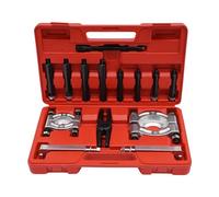 dgfedeg Lot de 14 extracteurs de roulement - Extracteur de roue polaire - Jeu de lames de séparation - Avec mallette et joint à rotule