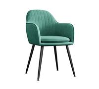 DGFOSXLIP Chaise de Coiffeuse Moderne avec Pieds en métal Noir. Tabouret de Maquillage Rose élégant pour Coiffeuse, Salon ou Chambre. Banc à Chaussures Multifonctionnel (sans Coussin).