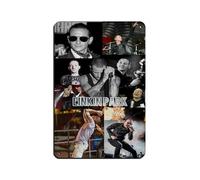 DGFRE Linkin Park Poster rétro en métal avec plaque en métal - Décoration murale - 20 x 30 cm