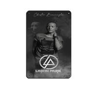 DGFRE Linkin Park Poster rétro en métal avec plaque en métal - Décoration murale - 20 x 30 cm