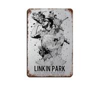 DGFRE Linkin Park Poster rétro en métal avec plaque en métal - Décoration murale - 20 x 30 cm