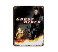 DGFRE Plaque en métal vintage Ghost Rider Movie Classics pour pub, club, café, bar, maison, décoration murale, affiche rétro 30 x 40 cm