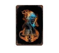 DGFRE Poster rétro Ghost Rider Movie Classics - Décoration murale - 20 x 30 cm
