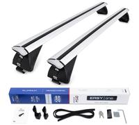 DGH System Universel Barres de Toit transversales Rails Compatible avec Audi A4 B9 Avant Break 2016-2025 Max 90 kg 120 cm Aluminium