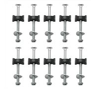 DGHAOP Lot de 10 vis de trampoline - Accessoire de fixation pour la plupart des trampolines