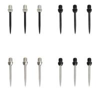 DGHAOP Lot de 12 pointes de fléchettes en acier remplaçables avec pointe en acier 2BA pour pointe souple