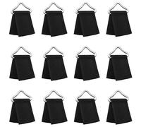 DGHAOP Lot de 12 ressorts de trampoline, sangles de trampoline, boucle triangulaire, accessoires de trampoline