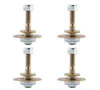 DGHAOP Lot de 4 accessoires de roulement de chaise à bascule en alliage de zinc M8 x 55 mm