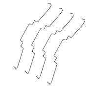 DGHAOP Lot de 4 clips de fixation pour ventilateur de processeur pour carte mère d'ordinateur - 12 cm - Fermoir inférieur