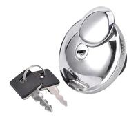 DGHBNP Bouchon d'essence Convient pour Harley Davidson Softail Heritage Dyna Road King Sportster Fat Boy Springer CVO Breakout Quarante-Huit Couvercle réservoir Carburant Bouchon réservoir(A)