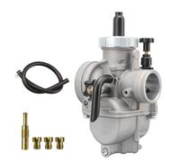 DGHBNP Carburateur 2T 4T pour Moto PE24/26/28/30 mm avec gicleurs pour carburateur,Convient pour Yamaha Convient pour Kawasaki Dirt Bike Carburateur kit(PE28MM)