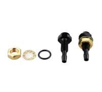 DGHBNP Gicleur Lave Glace 1 Jeu de Buses de Lave-Glace en Forme d'éventail, universelles, pour Le Nettoyage du Pare-Brise Avant de Votre Voiture.(1 Set Black)