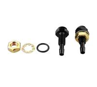 DGHBNP Gicleur Lave Glace Lot de 2 gicleurs universels en Forme d'éventail pour Le Nettoyage du Capot et du Pare-Brise de Voiture.(Black 2pcs)