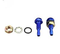 DGHBNP Gicleur Lave Glace Lot de 2 gicleurs universels en Forme d'éventail pour Le Nettoyage du Capot et du Pare-Brise de Voiture.(Blue 2pcs)