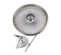 DGHBNP Jante Moyeu de Roue en Alliage d'aluminium pour Moto JH70 CY80, 17 Pouces, Avant et arrière, Assy, 72 Rayons, 1,40x17 Jante de Roue(Rear Rim Assy)