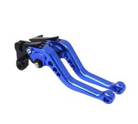 DGHBNP Leviers d'embrayage Frein Moto Convient aux accessoires de moto KAWASAKI Z750 Z 750 2007-2012 Leviers d'embrayage de frein courts CNC Moto De Levier Paire d'embrayage(Blue)