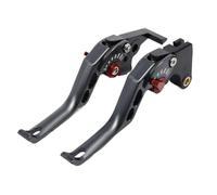 DGHBNP Leviers d'embrayage Frein Moto Convient pour Yamaha MT09 SP 2024 Leviers de frein et d'embrayage CNC à 2 doigts Moto De Levier Paire d'embrayage(Gray)