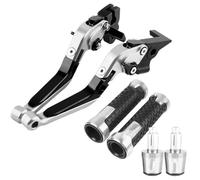 DGHBNP Leviers d'embrayage Frein Moto Convient pour YAMAHA TMAX500 2008-2022, poignées de guidon Leviers de frein et d'embrayage moto Moto De Levier Paire d'embrayage(Grey-d)