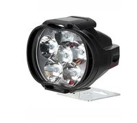 DGHBNP Panneau de phare de moto Phare avant auxiliaire blanc pour motos, éclairage de travail pour scooter, projecteur supplémentaire, feu antibrouillard Phare de moto(1pc headlight)