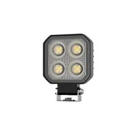 DGHBNP Phares Avant Projecteur rectangulaire à 4 LED de 3 pouces, 9-32V, 18W, pour voiture, camion, bateau, tracteur, ATV, tout-terrain, 4x4 Avant de Voitures Phares(1pcs)