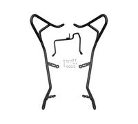 DGHBNP Protection Crash Bar Protecteur Coussin de siège pour Pare-Choc arrière,pièces de Voiture complètes en Acier au Carbone, Fonction Fixe,Convient pour Yamaha NMAX155(Matte Black Bumper)