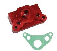 DGHBNP Radiateur d'huile Adaptateur Universel de Refroidissement Refroidisseur d'huile pour Moto, Couvercle Cylindre Plaque CNC pour vélo Tout-Terrain, 125cc, 150cc, 110cc Radiateur(Red)