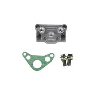 DGHBNP Radiateur d'huile Kit de Joint de Plaque d'adaptateur de Refroidisseur d'huile, Couvercle de Culasse de Moteur de Moto 50cc-110cc 125cc 140cc 150cc Radiateur(B)