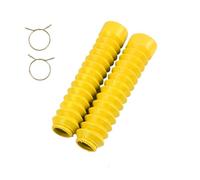 DGHBNP Soufflet de Fourche Moto Convient aux Motos Tout-Terrain, aux fourches Avant, aux amortisseurs, aux Cache-poussière, aux Soufflets, aux Bottes, aux Protections en Caoutchouc(Yellow)
