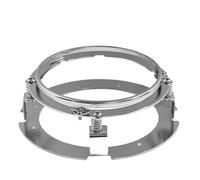 DGHBNP Support Phare Kit de Support de Phare de Moto de 5,75 Pouces,Convient pour phares Ronds de 5,75 Pouces Support de Barre Lumineuse(1PC Sliver)