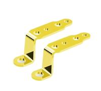 DGHBNP Support Phare Lot de 2 Supports de Montage universels pour Feux antibrouillard de Moto Support de Barre Lumineuse(Golden)