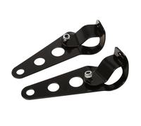 DGHBNP Support Phare Support de Montage de Phare de Moto 27 mm-32 mm, fourches d'oreille Choppers Support de Barre Lumineuse