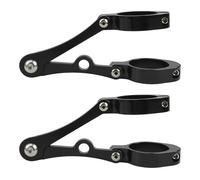 DGHBNP Support Phare Support de Phare en Aluminium pour Fourche de Motocross, Dirt Bike, 39 à 41 mm Support de Barre Lumineuse(2pcs Black)