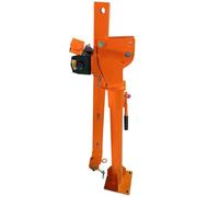 DGHBNP Treuils électriques Grue montée sur véhicule, treuil de 3500lbs avec électrique 1100lbs, Grue Camion, pivotante à 360 ° et Pliable Palan Électrique