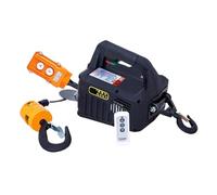 DGHBNP Treuils électriques Grue télécommandée de 500kg, palan électrique à câble métallique, Petite Grue d'intérieur Domestique Palan Électrique(3 in 1,200 Kg 19m)