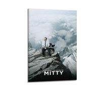 DGHFOP Impression sur toile « The Secret Life of Walter Mitty» pour albums de musique et films, décoration pour salon, chambre à coucher, 60 x 90 cm, style cadre