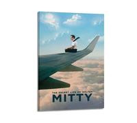 DGHFOP Impression sur toile « The Secret Life of Walter Mitty» pour albums de musique et films, décoration pour salon, chambre à coucher, 20 x 30 cm, style cadre