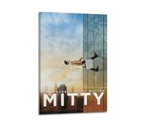 DGHFOP Impression sur toile « The Secret Life of Walter Mitty» pour albums de musique et films, décoration pour salon, chambre à coucher, 20 x 30 cm, style cadre