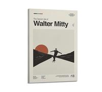 DGHFOP Impression sur toile « The Secret Life of Walter Mitty» pour albums de musique et films, décoration pour salon, chambre à coucher, 50 x 75 cm, style cadre