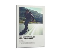 DGHFOP Impression sur toile « The Secret Life of Walter Mitty» pour albums de musique et films - Peinture décorative pour salon, chambre à coucher - 40 x 60 cm - Style cadre